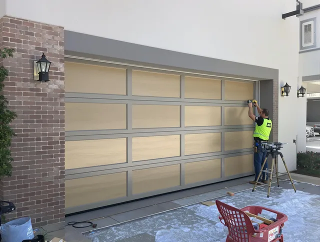 Garage door replacement service by Stafford Garage Door Repair in Stafford