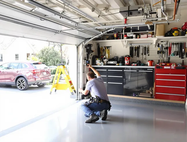 Local garage door repair service by Stafford Garage Door Repair in Stafford