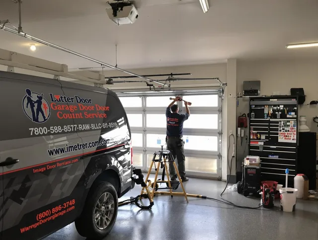 Stafford Garage Door Repair team performing same-day garage door repair in Stafford