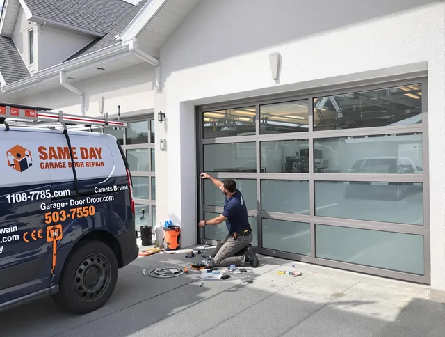 Same-day garage door repair service by Stafford Garage Door Repair in Stafford